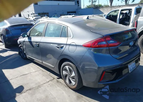2017 Hyundai Ioniq Hybrid Sel z USA, uszkodzony, nr VIN KMHC75LCXHU057348